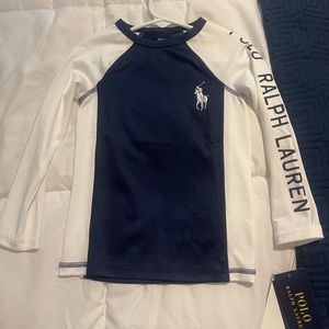 Long sleeve polo shirt